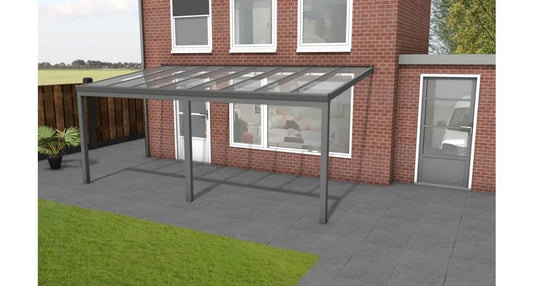 Aluminium Veranda - Glasdak | YARD Outdoor 600x250 - Chique Buiten Leven - YARD Outdoor - Aluminium veranda