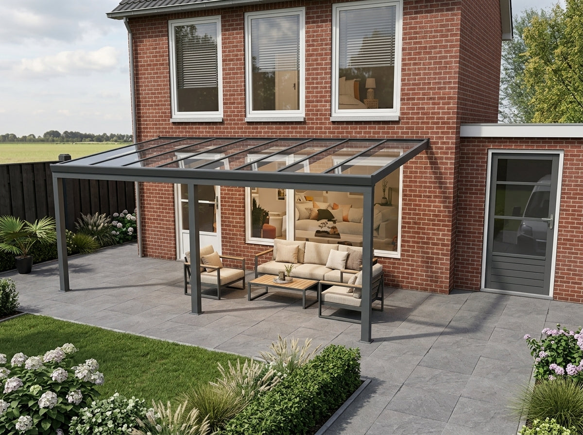 Aluminium Veranda - Glasdak | YARD Outdoor 600x250