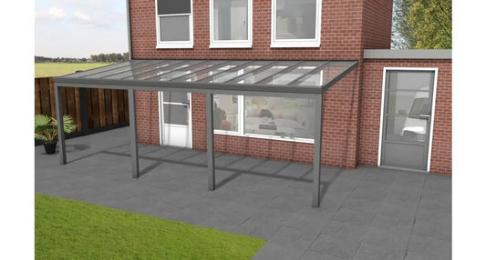 Aluminium Veranda - Glasdak | YARD Outdoor 700x250 - Chique Buiten Leven - YARD Outdoor - Aluminium veranda