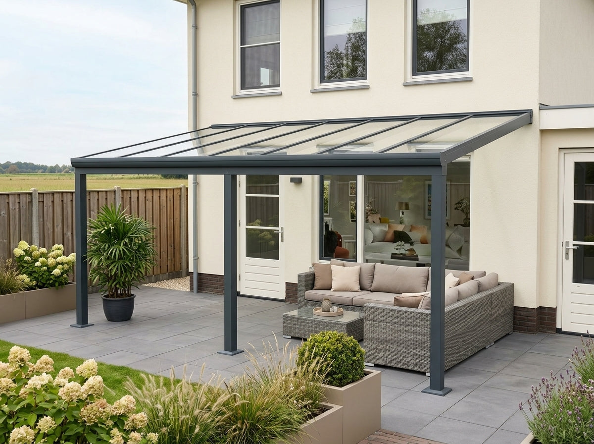 Aluminium Veranda - Glasdak | YARD Outdoor 700x250