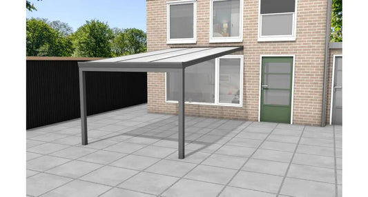 Aluminium Veranda - Polycarbonaat Dak | YARD Outdoor 300x400 - Chique Buiten Leven - YARD Outdoor - Aluminium veranda