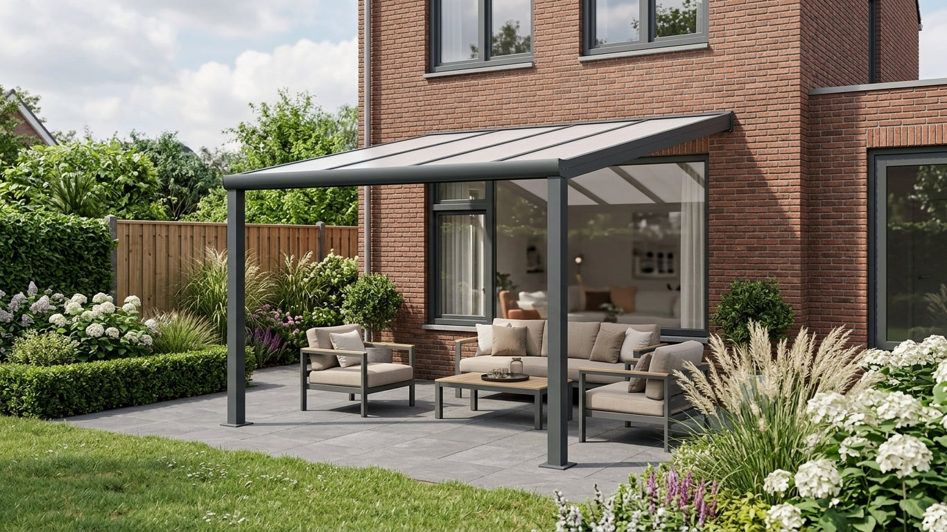 Aluminium Veranda | YARD Outdoor | Polycarbonaat Dakbedekking