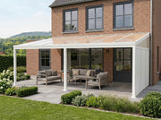 Aluminium Veranda Wit - Polycarbonaat Dak | YARD Outdoor 700x350