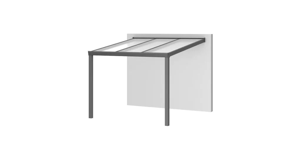 Aluminium Veranda Wit - Polycarbonaat Dak | YARD Outdoor 300x350