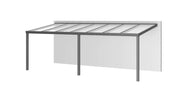 Aluminium Veranda - Polycarbonaat Dak | YARD Outdoor 700x250