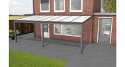 Aluminium Veranda - Polycarbonaat Dak | YARD Outdoor 700x250