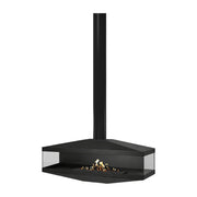 Aura Close Tube zwarte bio-ethanol doorkijk plafondhaard 120 cm