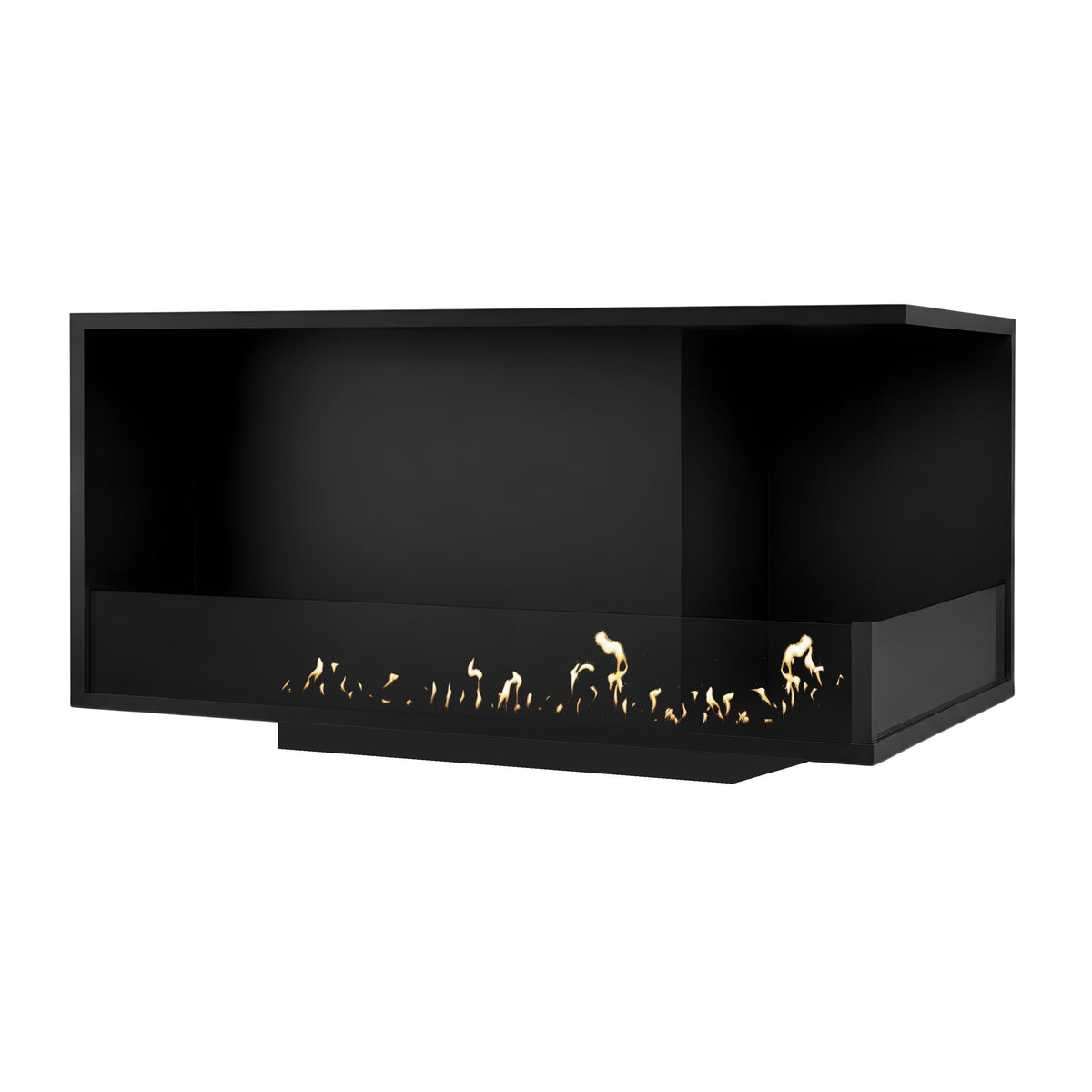 Wild Flame Base bio-ethanol inbouw hoekhaard 120 x 60 cm – productfoto
