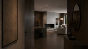 Wild Flame Base bio-ethanol inbouw hoekhaard links 100 cm – detailfoto