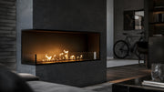 Wild Flame Base bio-ethanol inbouw hoekhaard links 130 cm – sfeerfoto