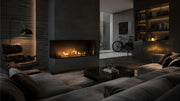 Wild Flame Base bio-ethanol inbouw hoekhaard links 130 cm – detailfoto