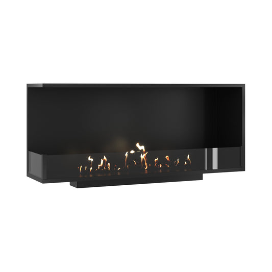 Wild Flame Base bio-ethanol inbouw hoekhaard links 130 cm – productfoto