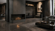 Wild Flame Base bio-ethanol inbouw hoekhaard links 140 cm – detailfoto