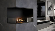 Wild Flame Base bio-ethanol inbouw hoekhaard links 70 cm – sfeerfoto
