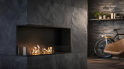Wild Flame Base bio-ethanol inbouw hoekhaard links 80 cm – sfeerfoto