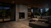 Wild Flame Base verticale bio-ethanol inbouw hoekhaard links 60 x 100 cm – detailfoto