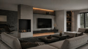 Wild Flame Base verticale bio-ethanol inbouw hoekhaard links 80 x 100 cm – detailfoto