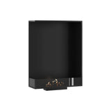 Base verticale bio-ethanol inbouw hoekhaard links – 80 x 100 cm | Wild Flame