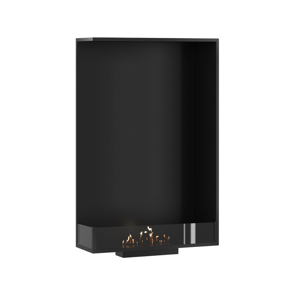 Wild Flame Base verticale bio-ethanol inbouw hoekhaard links 80 x 140 cm – productfoto