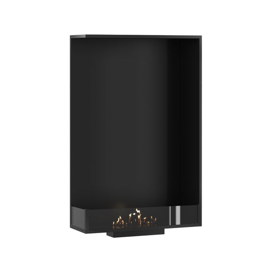 Wild Flame Base verticale bio-ethanol inbouw hoekhaard links 80 x 140 cm – productfoto