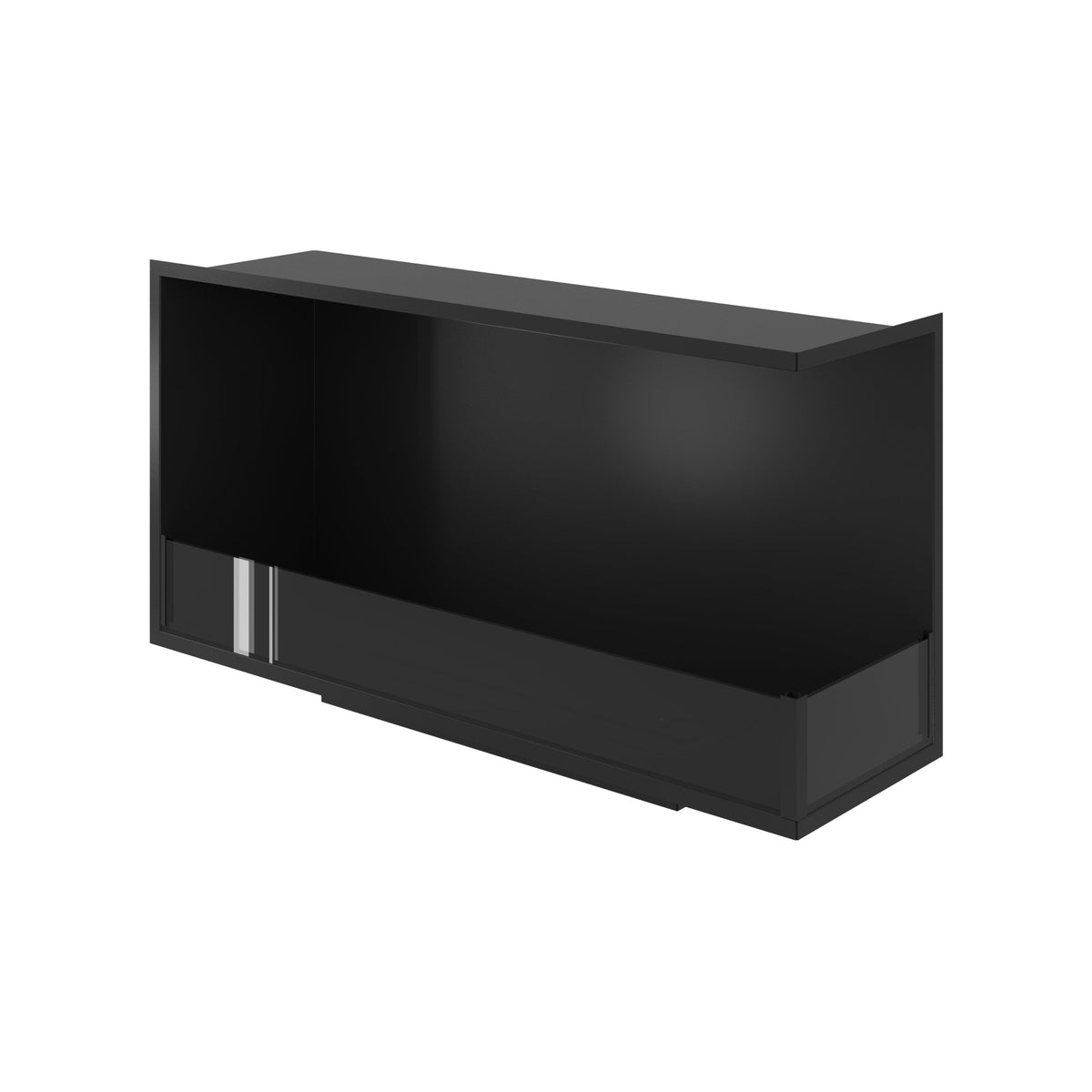 Wild Flame Base bio-ethanol inbouw hoekhaard rechts 100 cm – sfeerfoto