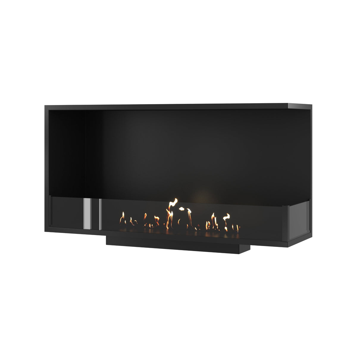 Wild Flame Base bio-ethanol inbouw hoekhaard rechts 110 cm – productfoto