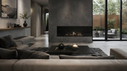 Wild Flame Base bio-ethanol inbouw hoekhaard rechts 150 cm – sfeerfoto