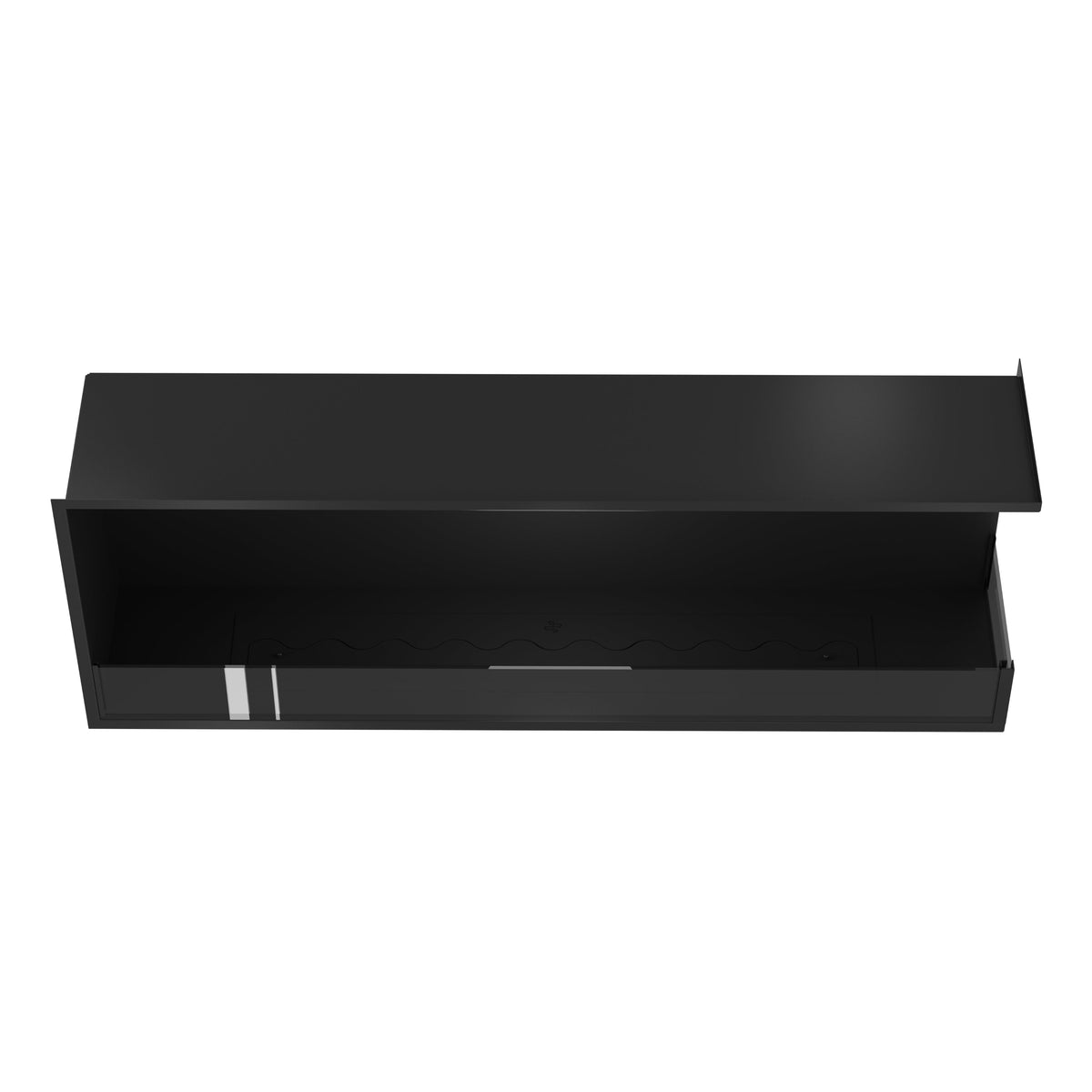 Wild Flame Base bio-ethanol inbouw hoekhaard rechts 150 cm – detailfoto