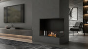 Wild Flame Base bio-ethanol inbouw hoekhaard rechts 60 cm – sfeerfoto