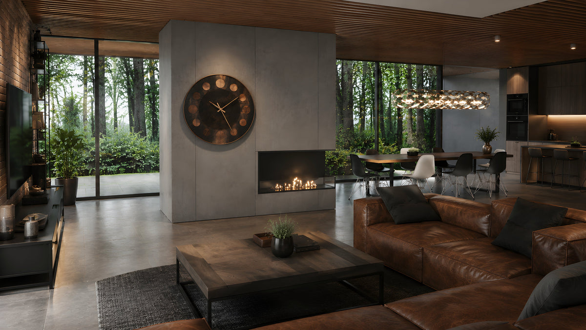 Wild Flame Base bio-ethanol inbouw hoekhaard rechts 80 cm – detailfoto