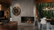 Wild Flame Base bio-ethanol inbouw hoekhaard rechts 80 cm – sfeerfoto