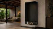 Wild Flame Base verticale bio-ethanol inbouw hoekhaard rechts 60 x 120 cm – sfeerfoto