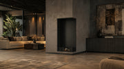 Wild Flame Base verticale bio-ethanol inbouw hoekhaard rechts 60 x 160 cm – detailfoto
