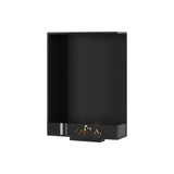 Base verticale bio-ethanol inbouw hoekhaard rechts – 70 x 100 cm | Wild Flame