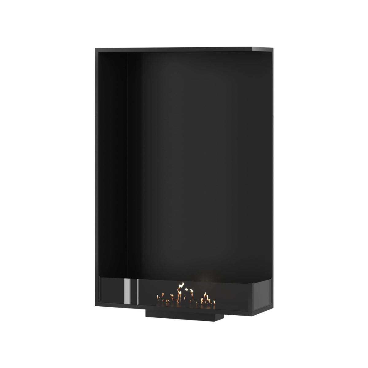 Wild Flame Base verticale bio-ethanol inbouw hoekhaard rechts 80 x 140 cm – productfoto