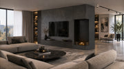 Wild Flame Base verticale bio-ethanol inbouw hoekhaard rechts 80 x 160 cm – detailfoto