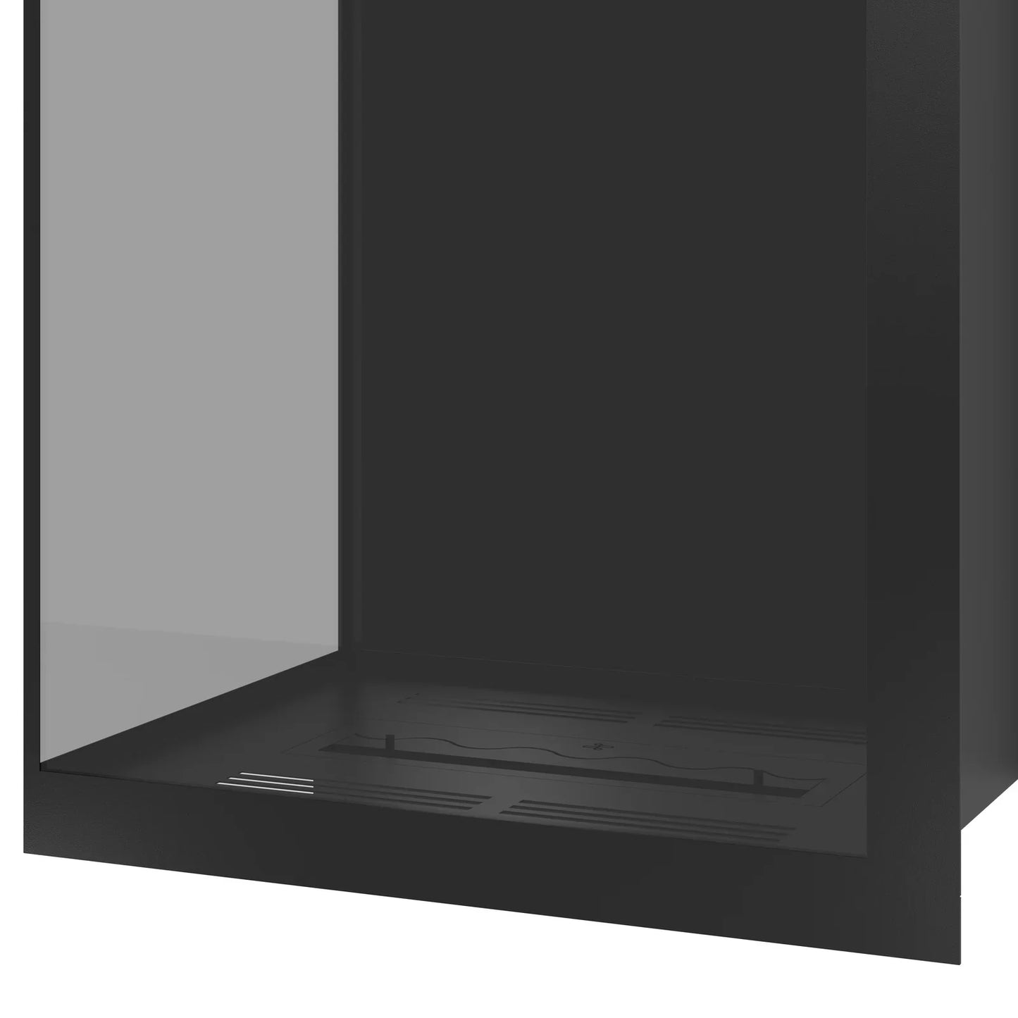 Base Vertical Corner Left Full Glass 80 x 200 cm