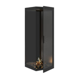 Base Bio-ethanol Verticale Inbouw Hoekhaard Links – Volledig Glas – 60 x 160 cm | Wild Flame