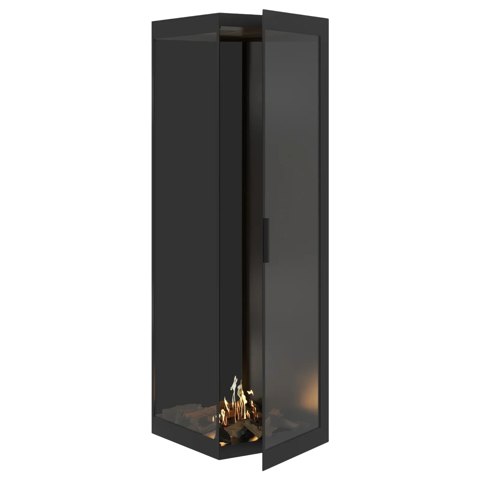Base Vertical Corner Left Full Glass 60 x 200 cm