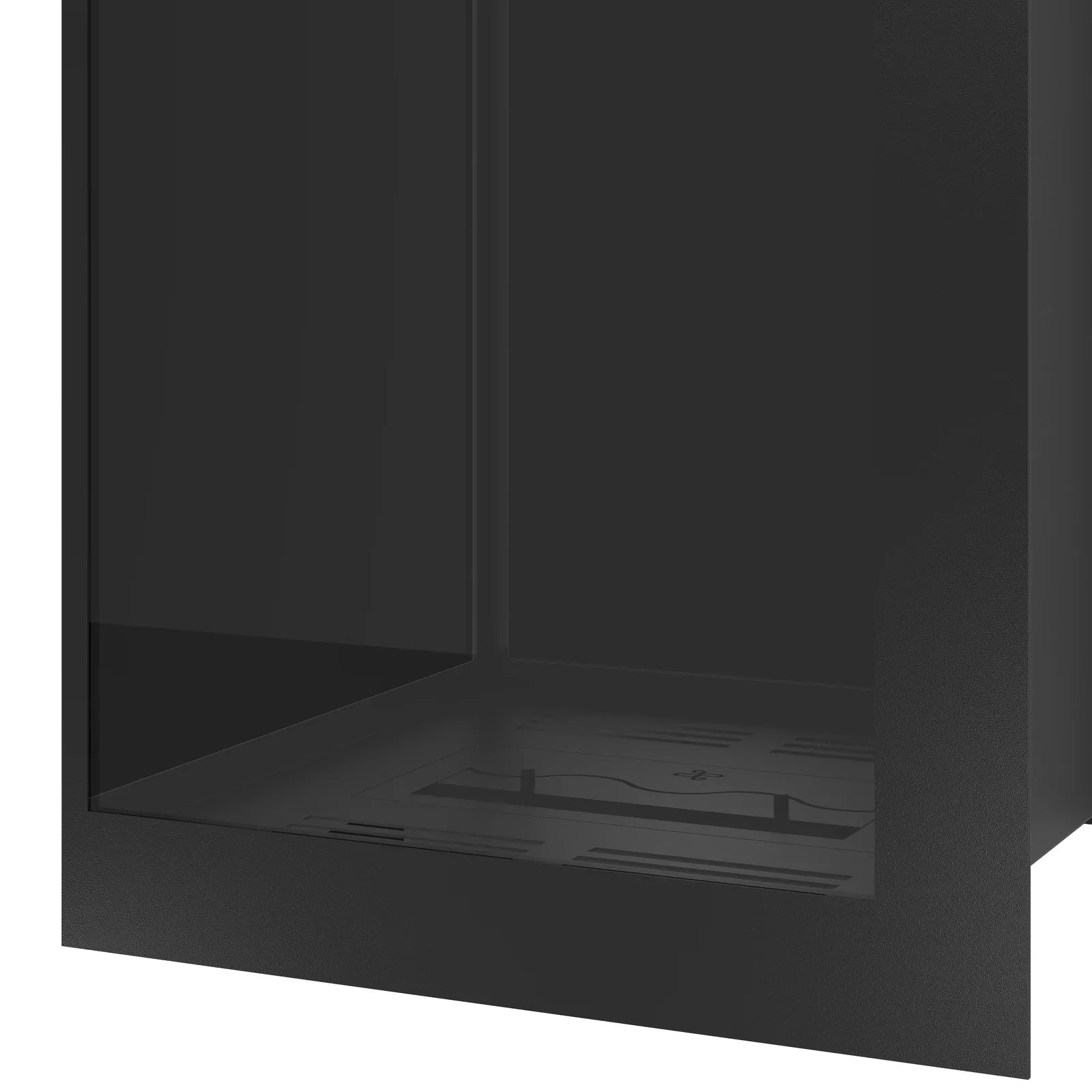 Base Vertical Corner Left Full Glass 70 x 180 cm
