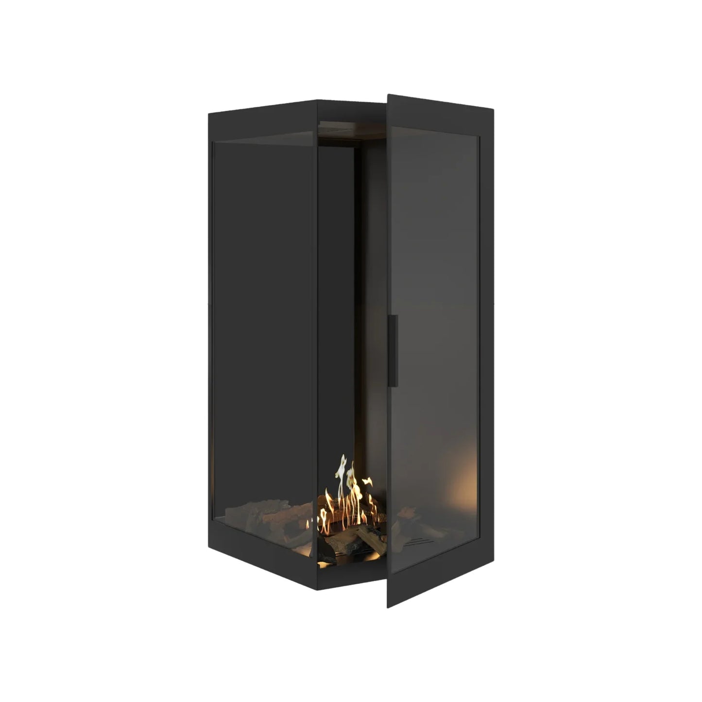 Base Vertical Corner Left Full Glass 70 x 120 cm
