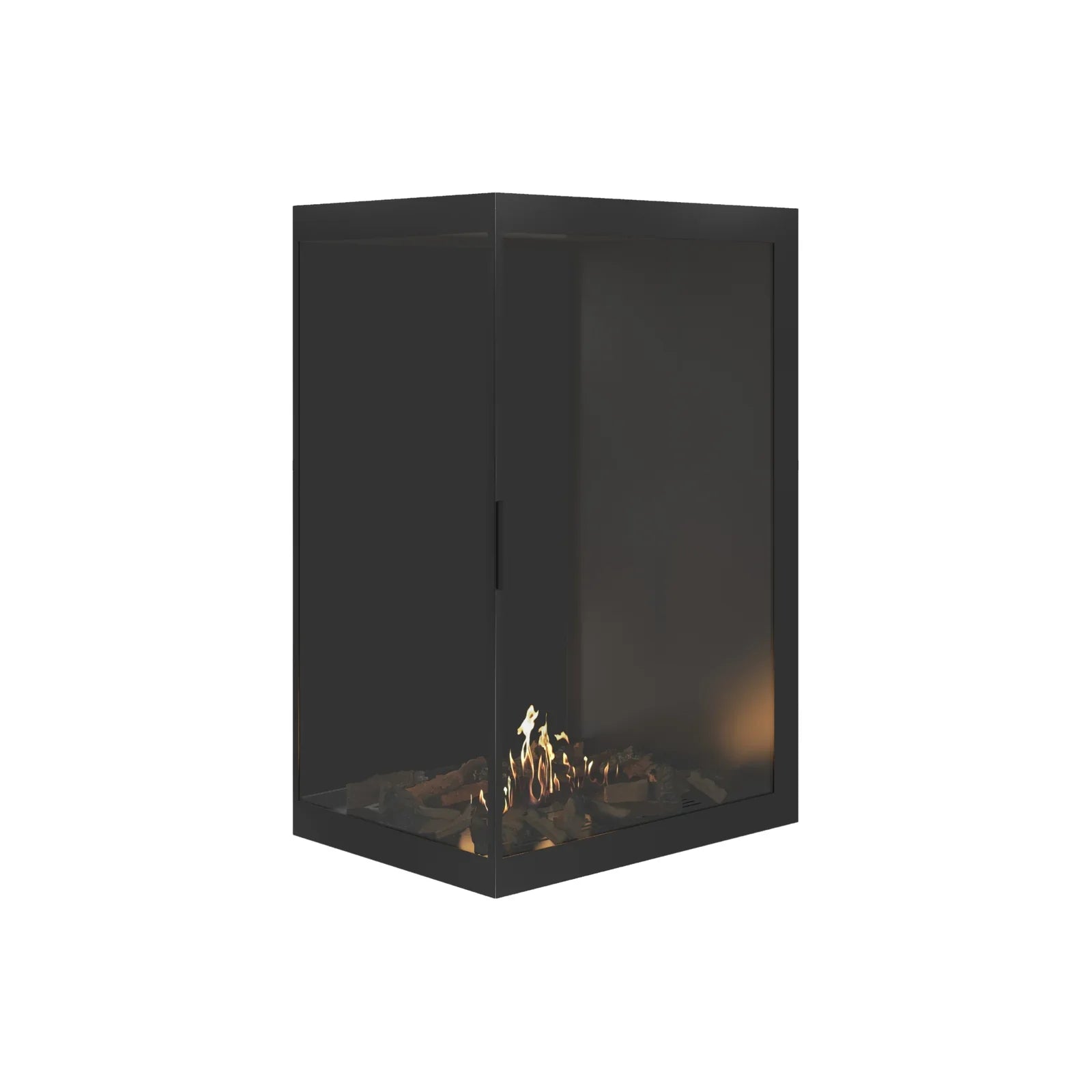 Base Vertical Corner Left Full Glass 80 x 100 cm