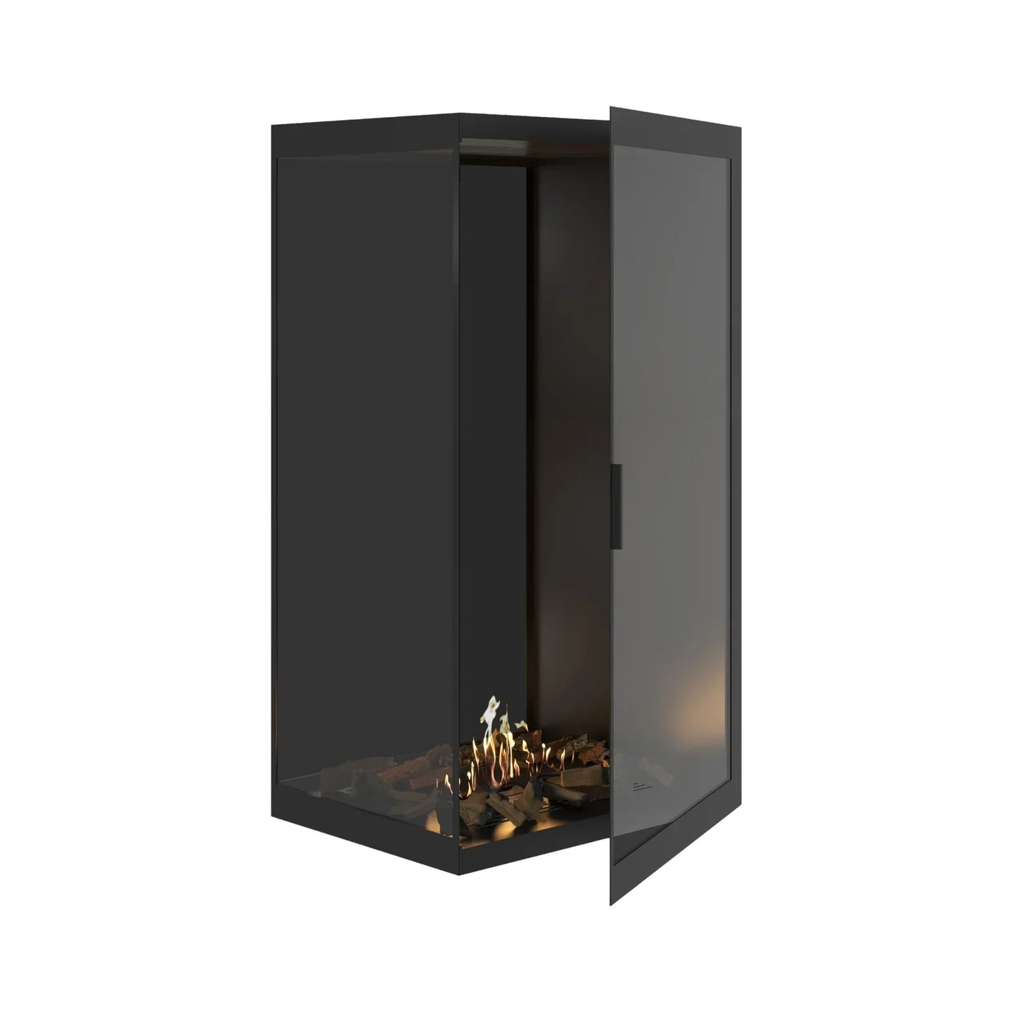 Base Vertical Corner Left Full Glass 80 x 140 cm
