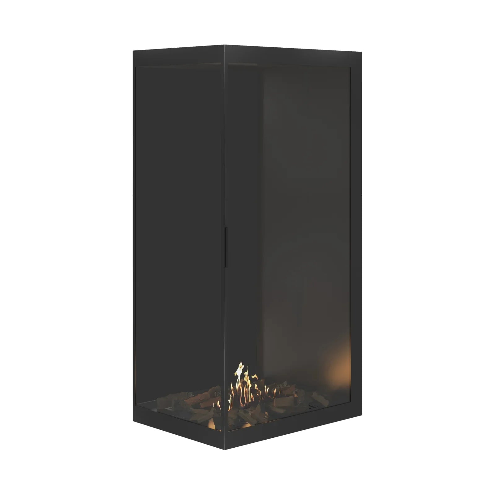 Base Vertical Corner Left Full Glass 80 x 160 cm