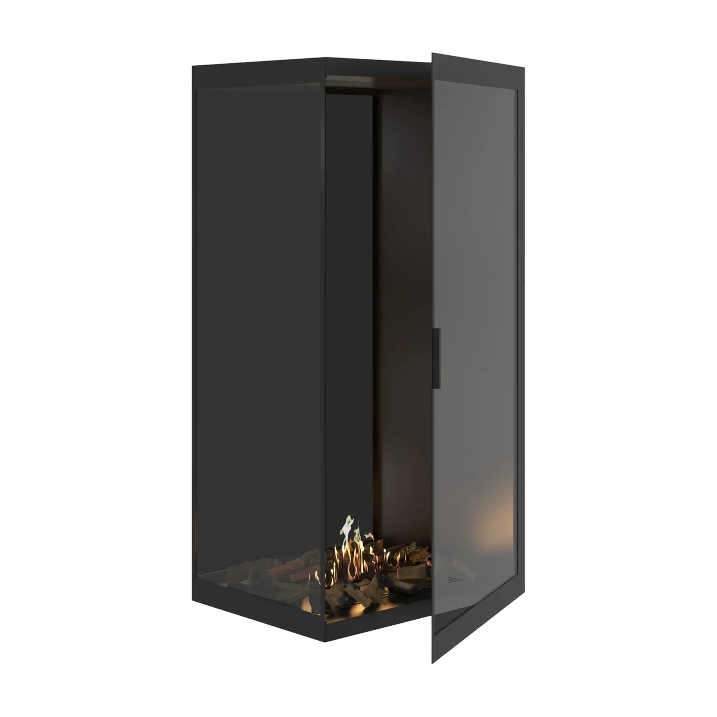 Base Vertical Corner Left Full Glass 80 x 160 cm