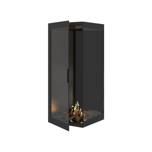 Base Vertical Corner Right Full Glass 60 x 120 cm