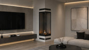 Base Vertical Corner Left Full Glass 80 x 200 cm