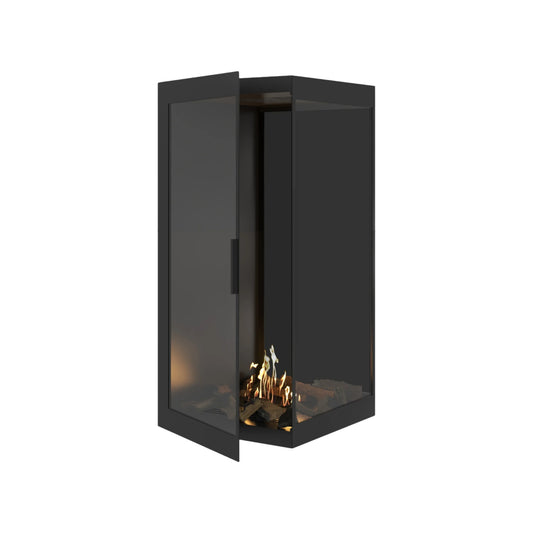 Base Vertical Corner Right Full Glass 70 x 120 cm