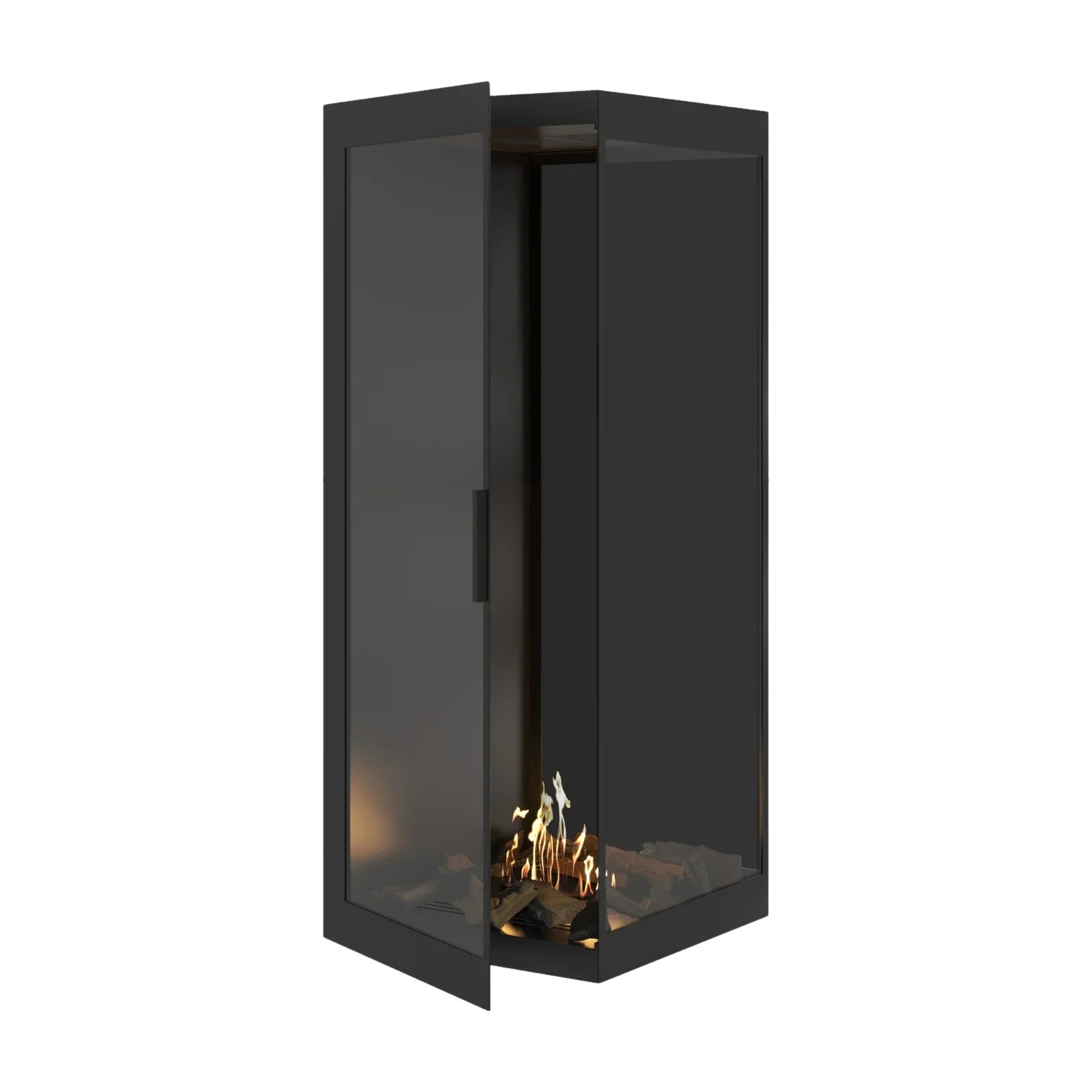 Base Vertical Corner Right Full Glass 70 x 160 cm