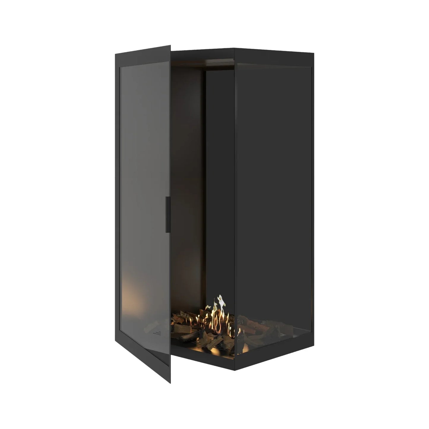 Base Vertical Corner Right Full Glass 80 x 140 cm